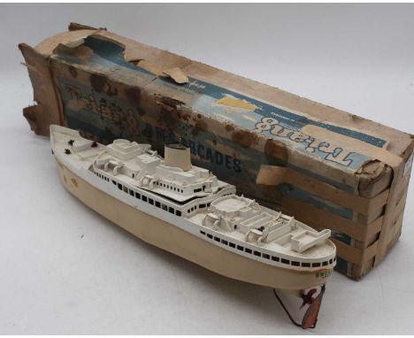A Triang model ocean liner, boxed