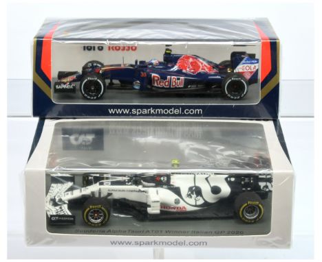 Spark Model (1/43rd) a pair (1) S5009 Scuderia Toro Rosso "Australian" GP 2016 and (2) S6480 Scuderia Alpha Tauri "Italian" G