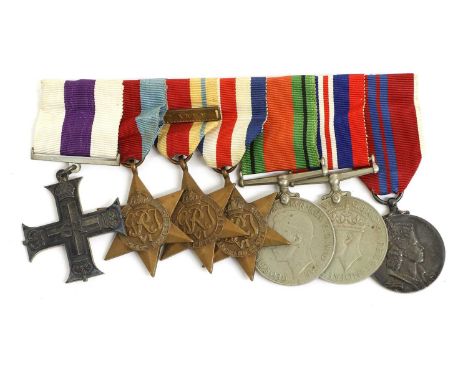 A Second World War MC Group of Seven Medals, awarded to Rodney Howell Palmer, 12th Lancers, comprising Military Cross, 1939-4