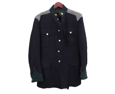 A Post-Second World War No.1 Dress Part Uniform to a Lieutenant to the Inns of Court Regiment, comprising a blues tunic with 