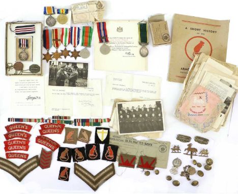 A Second World War MM Group of Eight Medals, awarded to 6089761 Corporal Frank Shepherd, 1st-5th Battalion the Queen's Royal 