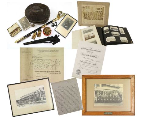 An Interesting Collection of Early 20th Century Items Relating to Engineer Rear Admiral Edwin Williamson R.N., including his 