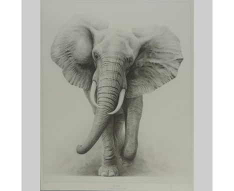 Gary Hodges, b.1954, The Charge, limited edition print, signed by the artist in pencil to the margin, 537/1250, 75 x 62cm