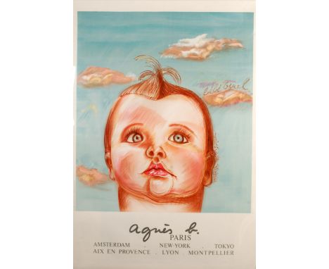 AGNES B 
Cruel Infant
Lithograph
1980's
100 x 69cm 