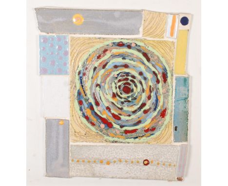 LINDA STYLES
The Purple Spot
Ceramic mosaic
Signed inscribed and dated '02 to the back
33 x 30cm