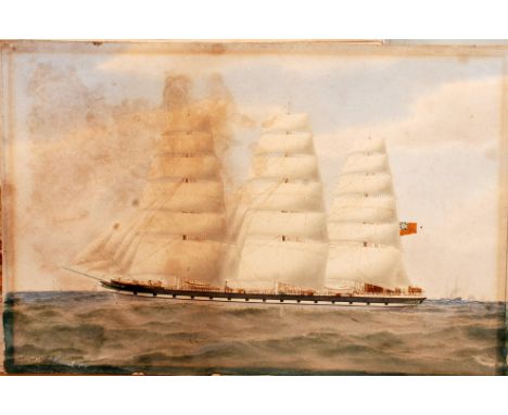 HAROLD PERCIVAL
An East Coast Ship
Watercolour
Signed and dated 1904
37 x 24cm, together with
JAMES ULRIC WALMSLEY
Seascape w
