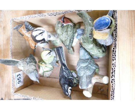 A collection of R&J Mack bird figures (8)