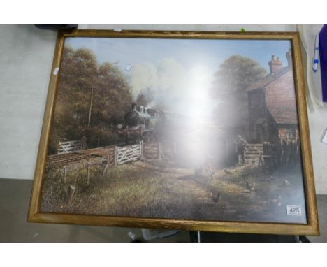 Framed Don Breckon framed print of a Southern Railway engine