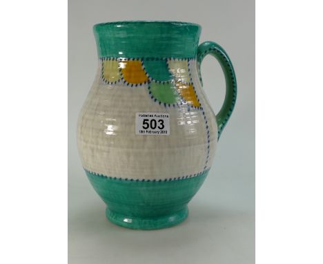 Charlotte Rhead Crown Ducal Large Ewer with Patch design