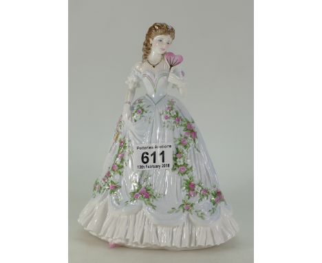 Royal Worcester Compton and Woodhouse limited edition figure Queen Of Hearts with certificate