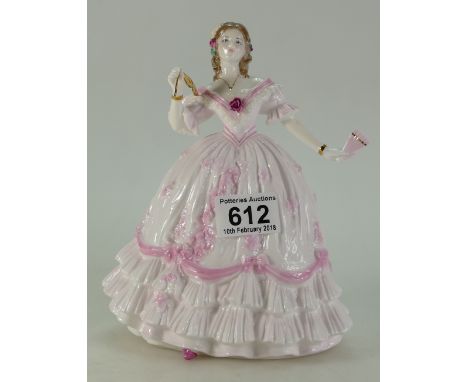 Royal Worcester Compton and Woodhouse limited edition The Masquerade Begins with certificate