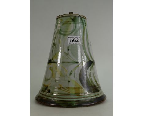 Large studio ware lamp base (Unmounted and without makers mark but possibly Dingwall)