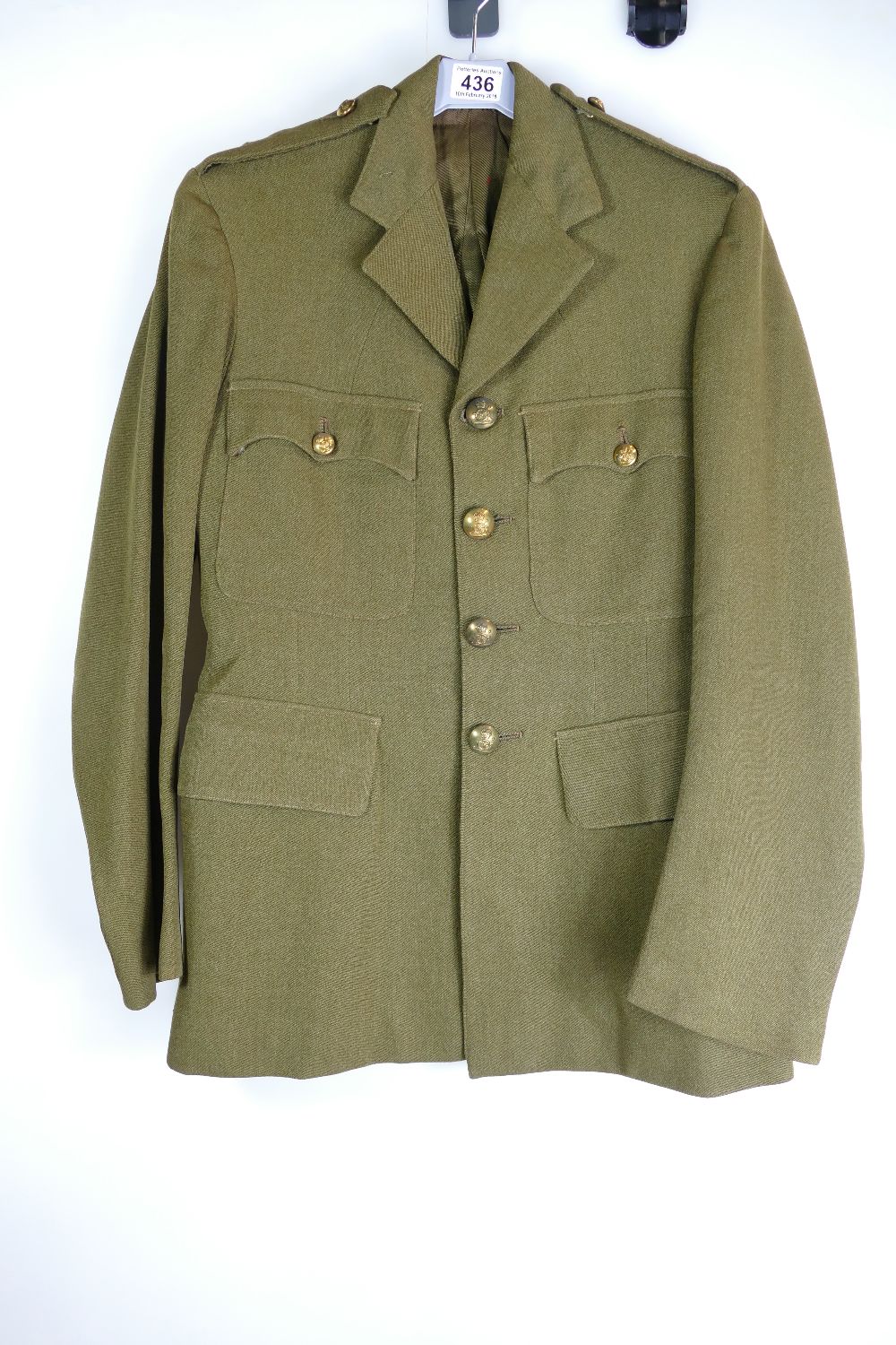 British No.2. Dress Uniform Jacket and matching Royal Army cap.