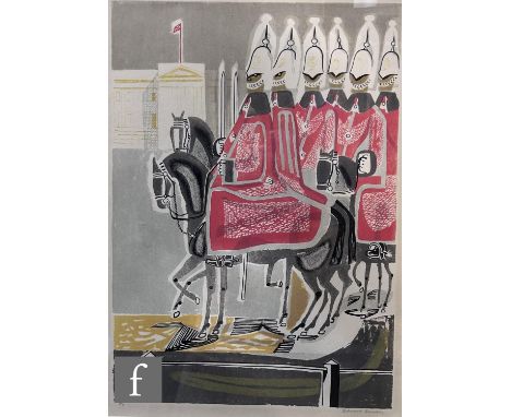 Edward Bawden, R.A. (1903-1989) - 'Life Guards', lithograph, signed in pencil, artist's proof, published 1953, from the&nbsp;