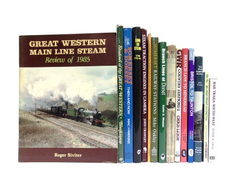 [TRANSPORT]. RAILWAY  Fourteen assorted works, including two Middleton Press titles; together with Crawley, John. Steam Tract