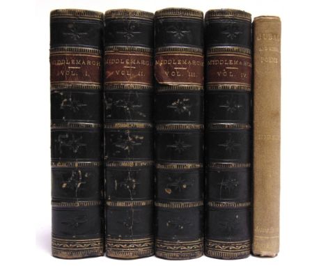 [CLASSIC LITERATURE]  Eliot, George [Evans, Mary Anne]. Middlemarch. A Study of Provincial Life, first edition, four volumes,