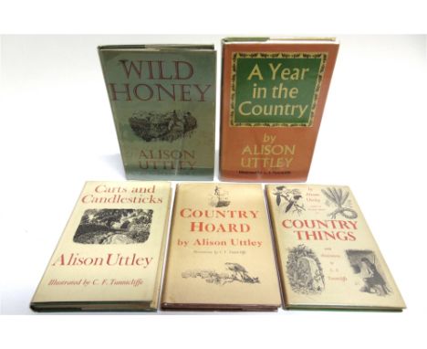 [NATURAL HISTORY]  Uttley, Alison. Country Hoard, first edition, Faber &amp; Faber, London, 1943, cloth, dustjacket, illustra