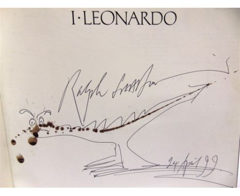 [ART]  Steadman, Ralph. I Leonardo, new edition, Picador, London, 1983, pictorial soft covers, illustrations throughout, with
