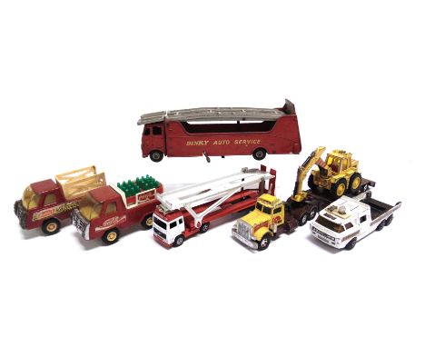 ASSORTED DIECAST &amp; PRESSED STEEL MODEL VEHICLES  circa 1950s-70s, by Dinky (1), Buddy L (2)  and others (3), variable con