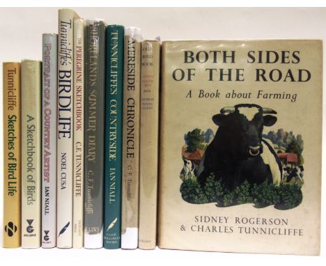 [NATURAL HISTORY]. ILLUSTRATED  Tunnicliffe, Charles, illustrator, &amp; Rogerson, Sidney. Both Sides of the Road. A Book Abo