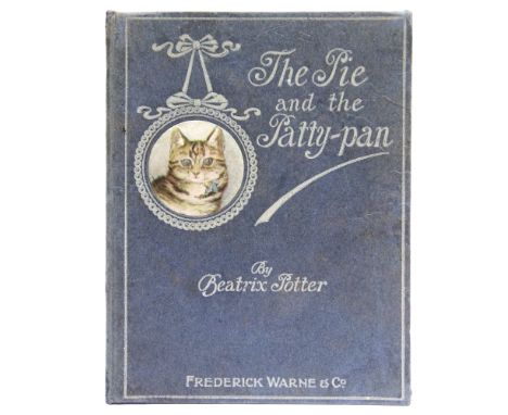 [CHILDRENS]  Potter, Beatrix. The Pie and the Patty-pan, first edition, Warne, London, 1905, blue boards with circular pictor