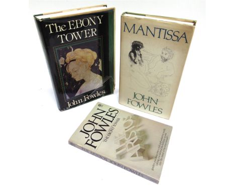 [MODERN FIRST EDITIONS]  Fowles, John. Mantissa, first edition, Collins, Toronto, 1982, green cloth, dustjacket, SIGNED &amp;