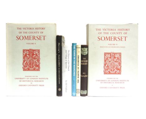 [TOPOGRAPHY]. SOMERSET &amp; OTHER  The Victoria History of the County of Somerset, Volumes 5 &amp; 6, Oxford University Pres