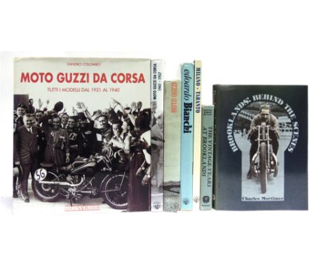 [TRANSPORT]. MOTOR-CYCLES  Colombo, Sandro. Moto Guzzi da Corsa, Tutti I Modelli dal 1921 al 1940, first edition, Nada Editor