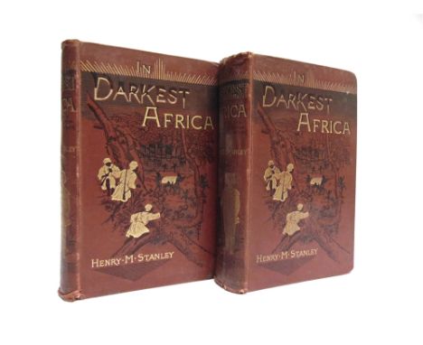 [TRAVEL]. AFRICA  Stanley, Henry M. In Darkest Africa, or The Quest, Rescue and Retreat of Emin, Governor of Equatoria, first