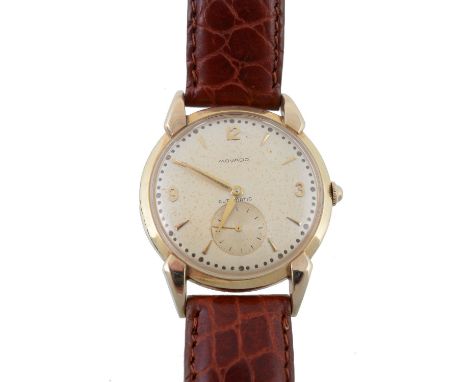 Movado, ref.6251, a gold filled wristwatch, no  Movado, ref.6251, a gold filled wristwatch,   no.252403, circa 1950, automati