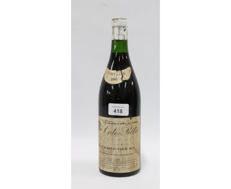 Cote-Rotie, vintage 1961, M. Chapoutier S.A 