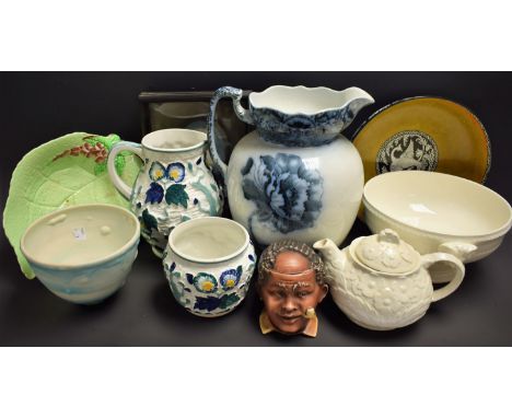 Ceramics - a novelty tobacco jar, Sylvac, Losol ware, Carlton ware, etc