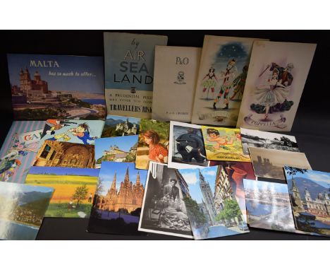 Ephemera - 1950s Cruise Ship memorabilia, menus, entertainment, postcards