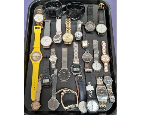 SELECTION OF LADIES AND GENTLEMEN'S WRISTWATCHESincluding Michael Kors, Swatch, Casio, Missguided, Cluse, Limit, Laura Ashley