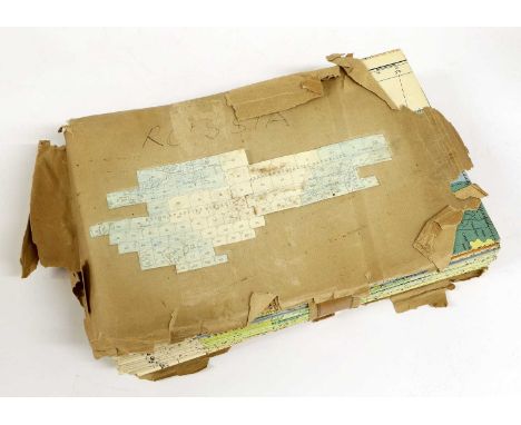 A Collection of Fifty Four Second World War US Army Air Force Aeronautical Maps of the USSR, including :- sheet 48 - Enisei R