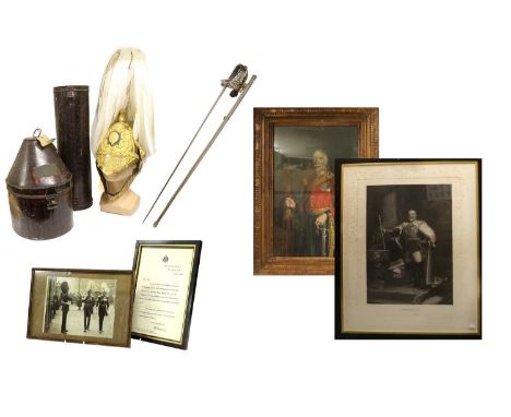 A Collection of Items Relating to Colonel Alwyn de Blaquiere Valentine Paget, His Majesty's Royal Bodyguard, comprising :- a 