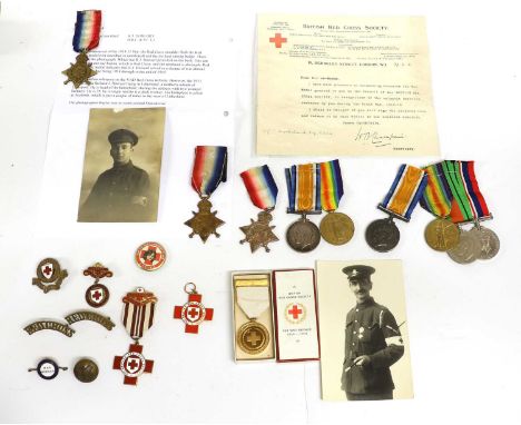 A First/Second World War Group of Medals to Father and Son, comprising British War Medal and Victory Medal to (father) W.(Wil