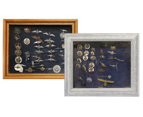 A Collection of Approximately Sixty First/Second World War and Post-War Lapel Badges and Sweetheart Brooches, including a tor