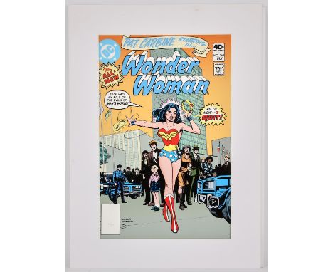 Wonder Woman No. 269 by Dick Giordano, a limited edition Giclee print No. 29/100 (DC Comics / Art you Grew Up with).This lot 