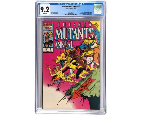 The New Mutants Annual No. 2 CGC Grade 9.2 (Marvel comics, October 1986)Featuring the 1st appearance of Psylocke (Elizabeth B