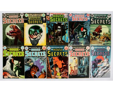 The House of Secrets, Ghosts, Swamp Thing, and others: a group of 32 DC horror comics (DC Comics, 1969 onwards).A selection o