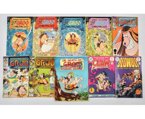 Sergio Aragones: The Groo Chronicles, DC and international comics (Mixed publishers / dates).This lot features:The Groo Chron