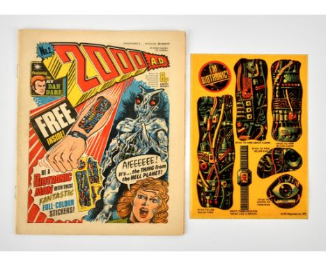 2000AD Comics: a group of issues Nos 1  15, 18 - 26 featuring No. 2: the 1st appearance of Judge Dredd complete with unused, 