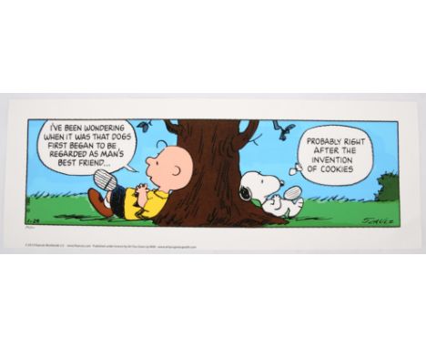 Charles Schulzs Peanuts: a limited edition Printers-Proof Giclee print No. PP 6/20 (Peanuts LLC / Art You Grew Up with, 2012)