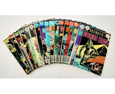 Secrets of the Haunted House and other titles: a group of 18 horror comics (DC Comics/ Marvel Comics, 1973/75 onwards).A sele