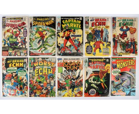 Amazing Spider-Man Annual No. 3 and other mixed Marvel Comics: lot of 10 issues (Marvel Comics, 1966 onwards).This lot featur