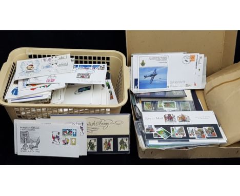 Stamps - Philatelic Interest - A large quantity First day covers including England 1966 Football World Champions; 25th Annive