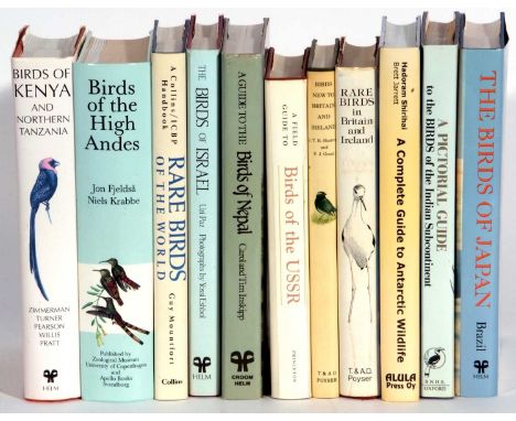 Ornithological book interest – quantity of 11 helm publisher ornithological books on foreign birds to include: Birds of Kenya