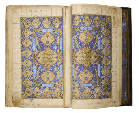 ABD AL-RAHMAN JAMI (D. 1492 AD): SILSILAT AL-DHAHAB, SAFAVID PERSIA, DATED AH 962/1555-56 AD Persian manuscript on gold-speck