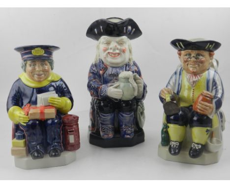 A collection of seven Kevin Francis ceramic Toby jugs, to include Pavarotti, President Gorbachev, Winston Churchill etc, two 